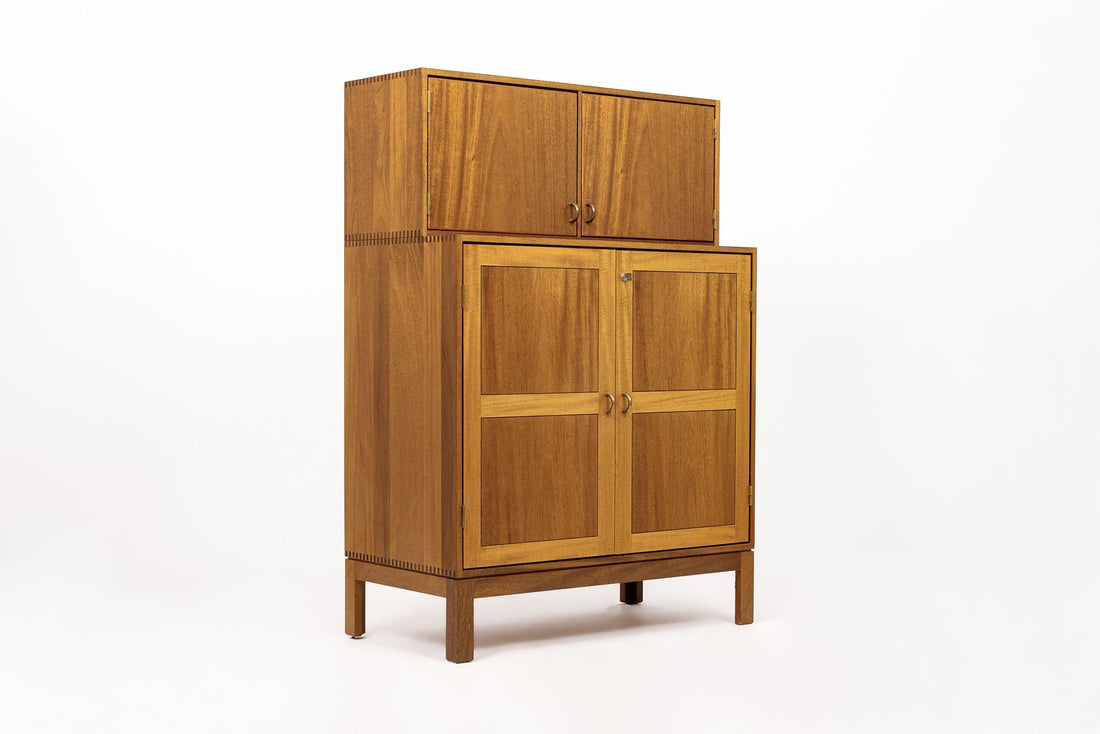 Mid Century Danish Teak Wood Storage Cabinet by Soborg Mobler - 2 Available