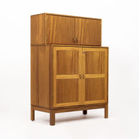 Mid Century Danish Teak Wood Storage Cabinet by Soborg Mobler - 2 Available