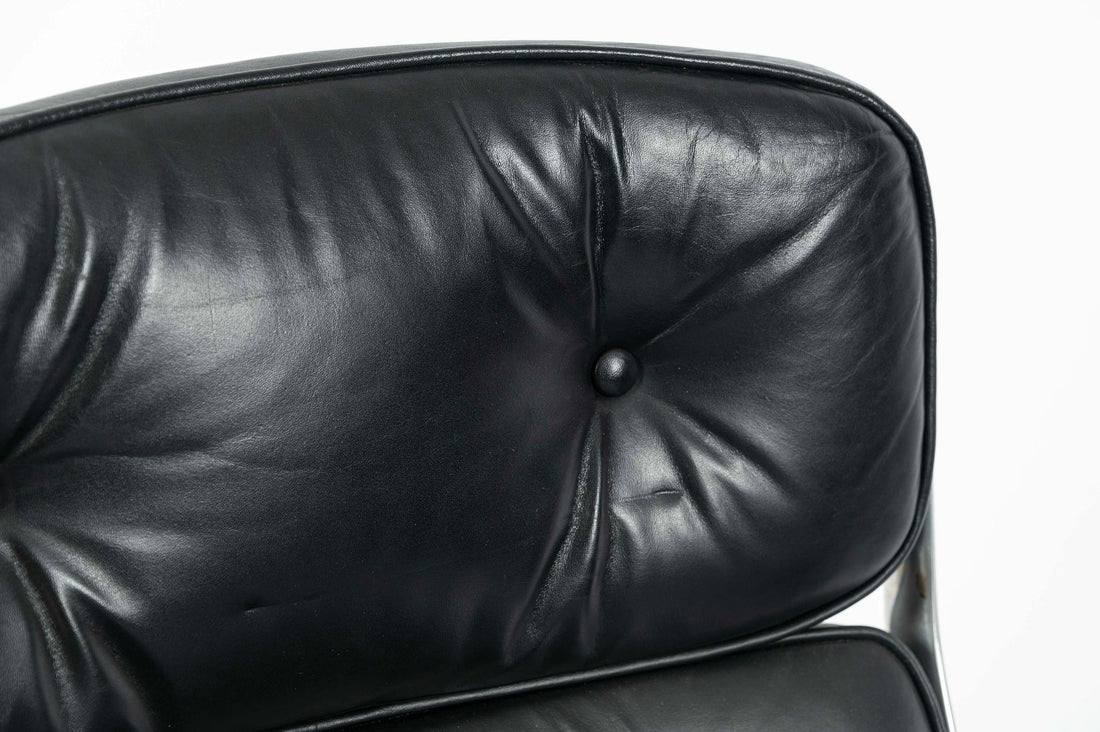 Eames Time Life Executive Chair Herman Miller Black Leather Office Chair 1981