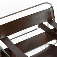 Mid Century Brown Wassily Chair by Marcel Breuer for Stendig 1960s, 2 Available