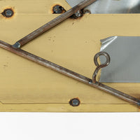 Large Vintage Mid Century Metal Ribbon Wall Art Sculpture by Curtis Jere 1980s