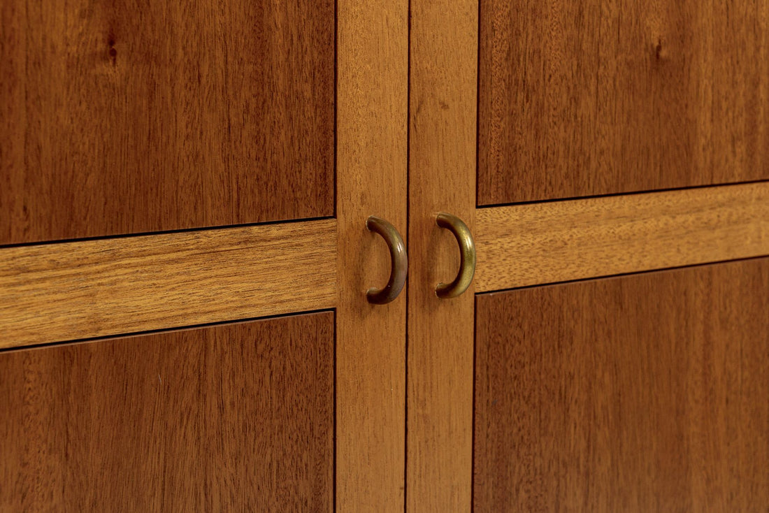 Pair Mid Century Danish Teak Wood Storage Cabinets by Soborg Mobler