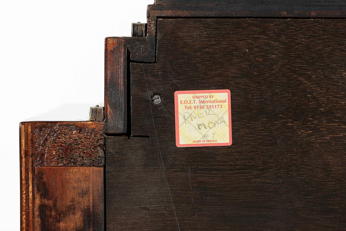 Antique French Art Deco Rosewood and Glass Vitrine Display Cabinet 1930s