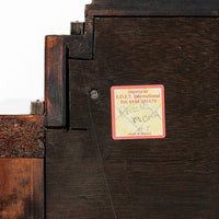 Antique French Art Deco Rosewood and Glass Vitrine Display Cabinet 1930s