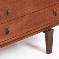 Mid-Century Danish Teak Secretary Desk Bookcase by Peter Løvig Nielsen, 1960s
