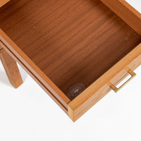 Mid Century Danish Modern Oak Wood Writing Desk 1960s