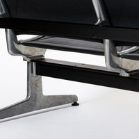 Mid Century Eames for Herman Miller Black Tandem Sling Seating 1990s