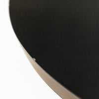Eames Surfboard ETR Coffee Table for Herman Miller, Black Mid Century Modern Table