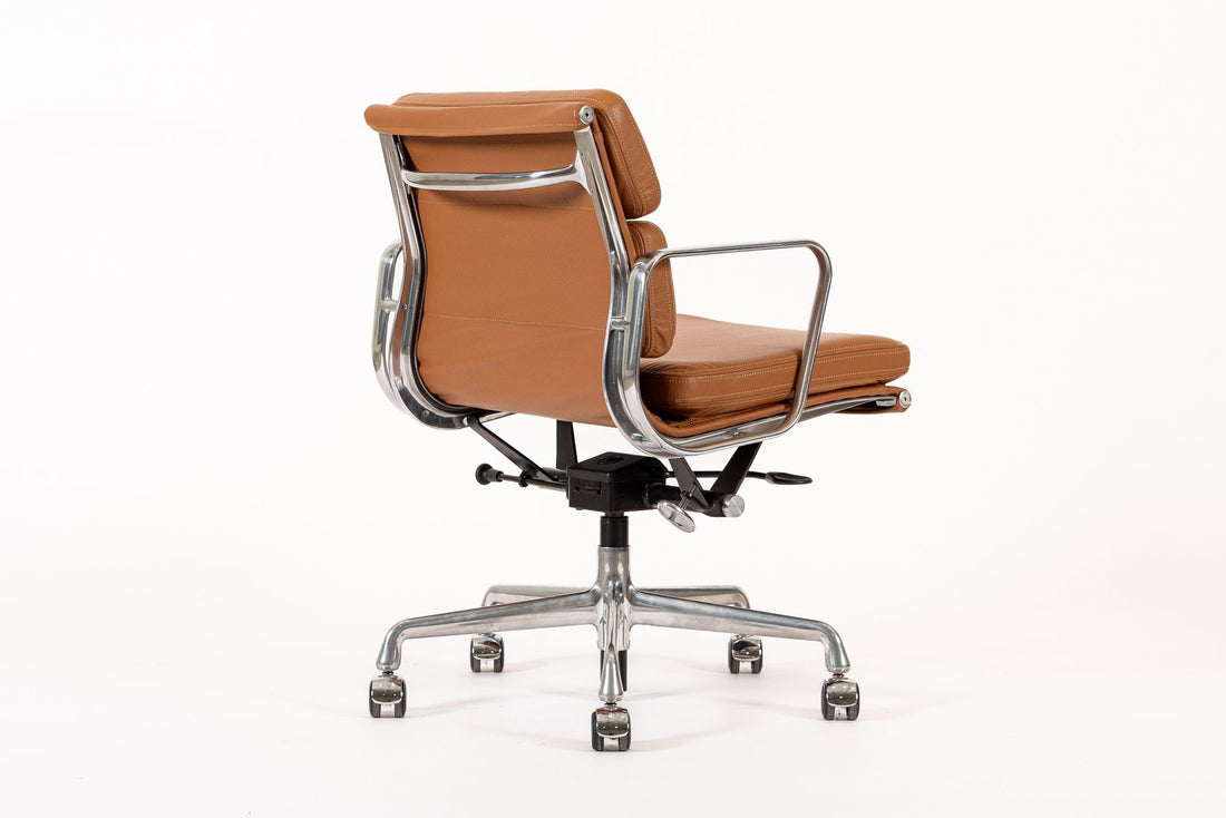 Eames for Herman Miller Brown Leather Office Chair 2000s