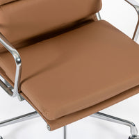 Eames for Herman Miller Aluminum Group Office Chair in Schumacher VEGAN Leather