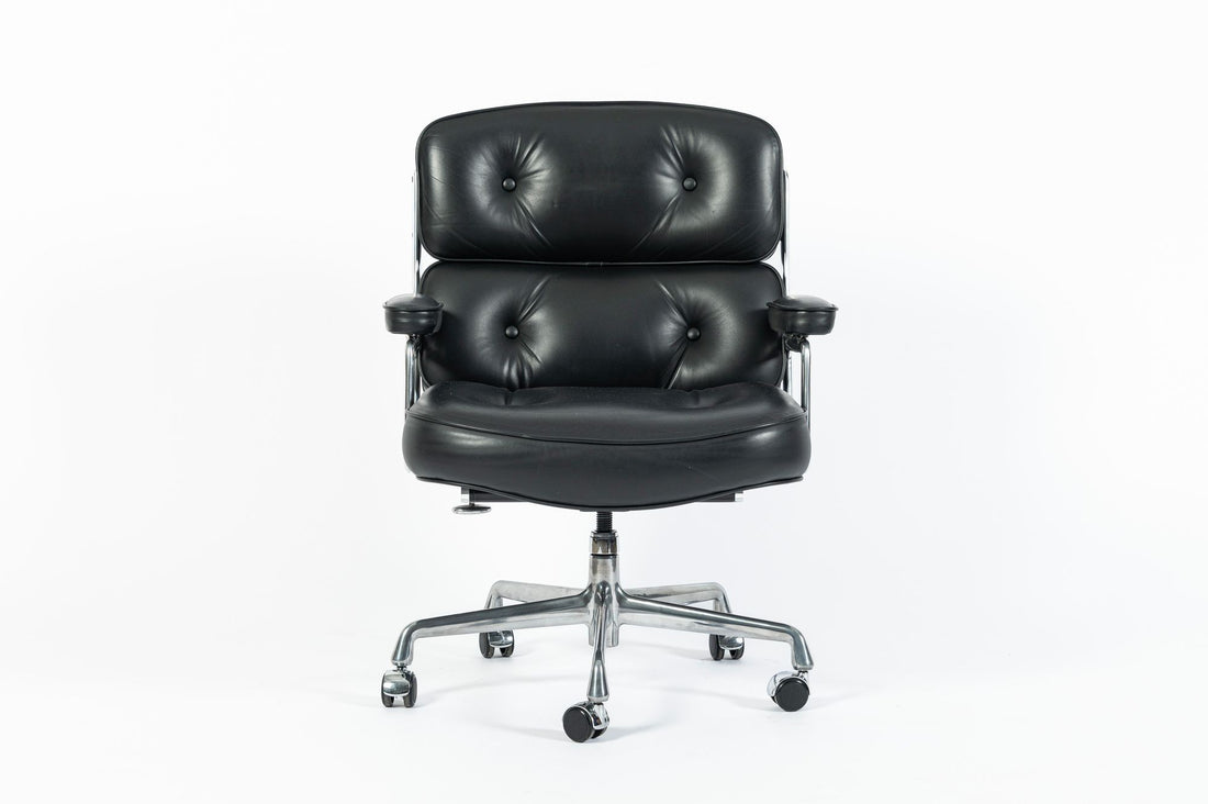 Eames Herman Miller Time Life Black Leather Office Chair 2017