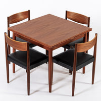 Mid Century Danish Teak Extendable Dining Table by Poul Volther for Frem Rojle