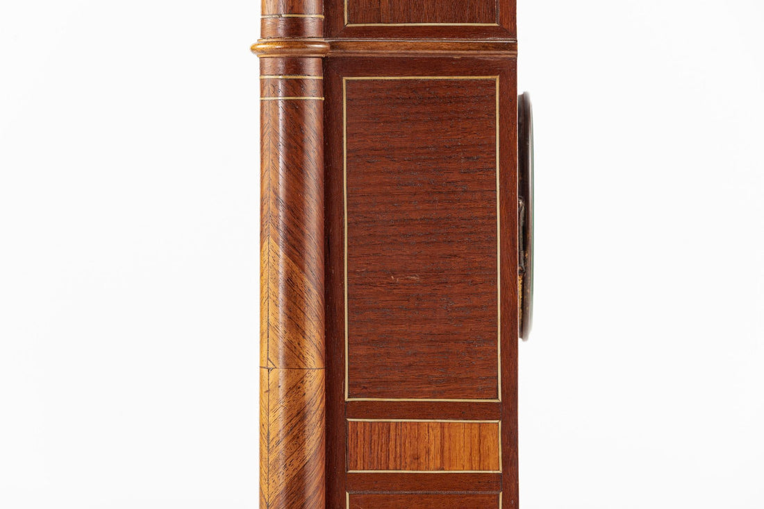 Antique French Wooden Chiming Mantel Clock, circa 1900