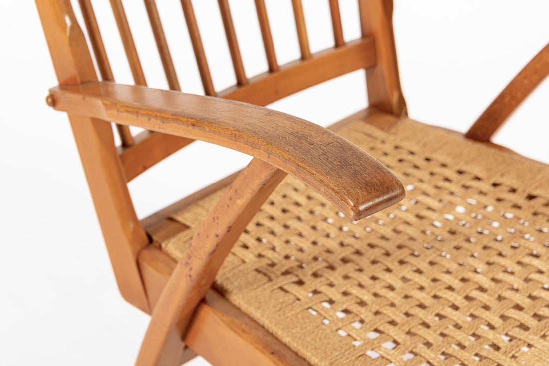 Vintage Mid Century Dutch Wooden Lounge Chairs by Vero Stoel