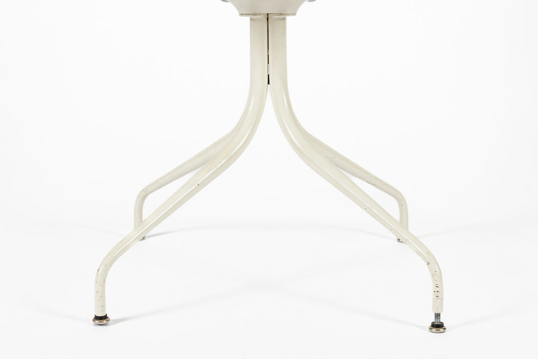 Mid Century White Swag Chairs by George Nelson for Herman Miller