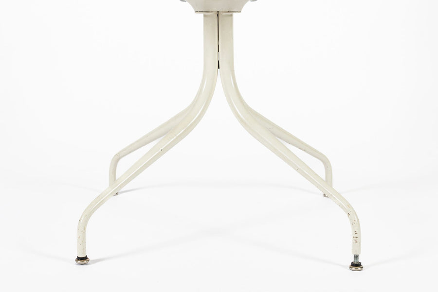 Mid Century White Swag Chairs by George Nelson for Herman Miller