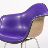 Mid Century DAX Purple Bucket Lounge Chairs by Eames for Herman Miller