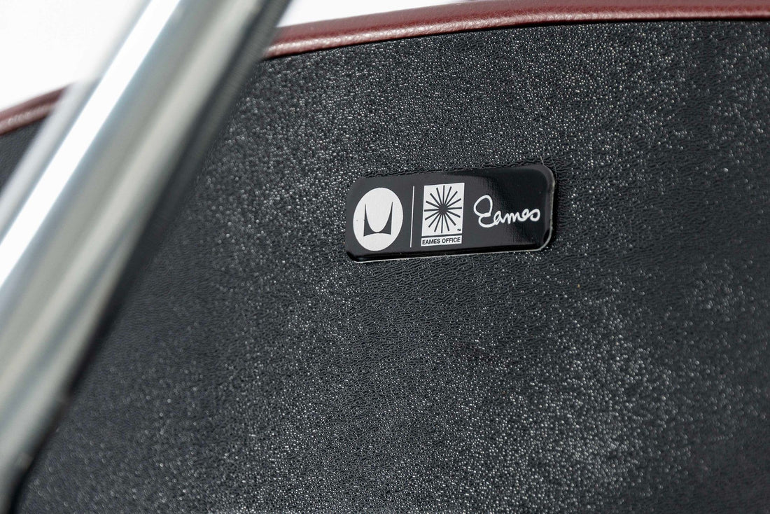 Eames Herman Miller Time Life Lobby Red Leather Office Chair