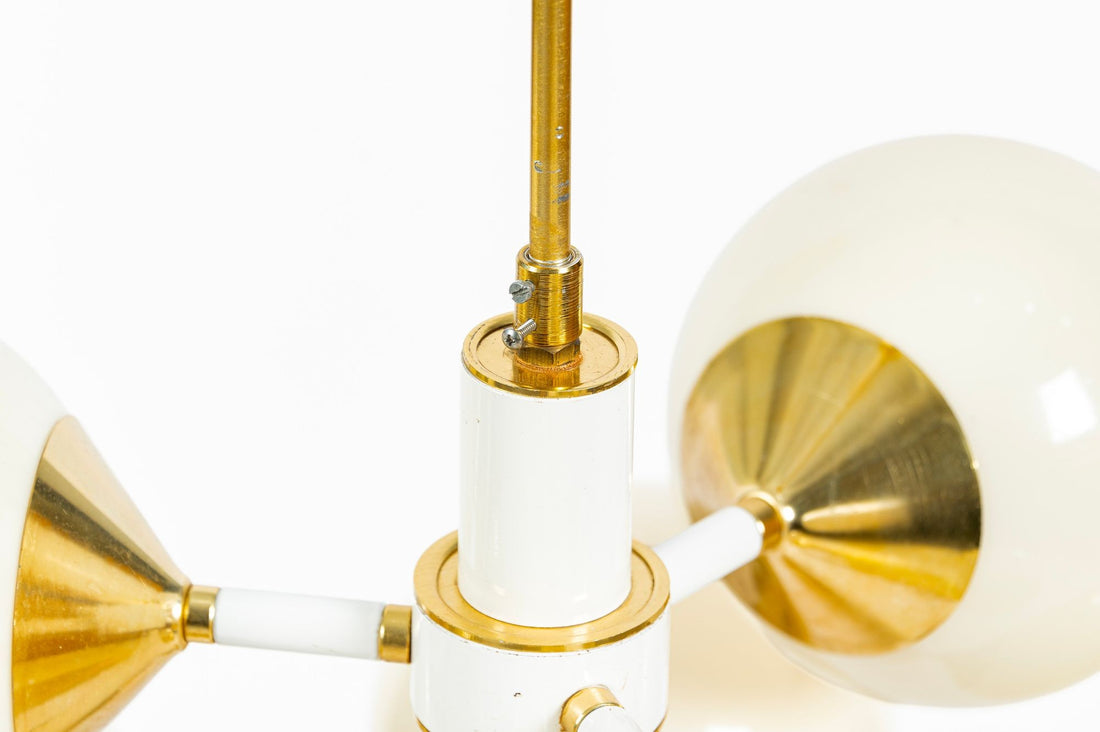 Mid-Century Modern Sputnik Chandelier by Szarvasi, Hungary 1970s, 3x Available