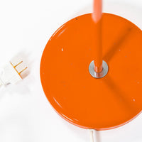 Vintage Mid-Century Modern Orange Floor Lamp by Ateljé Lyktan, Sweden, 1970s