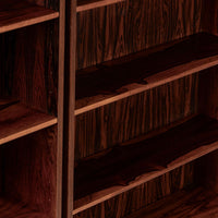 Pair of Mid Century Scandinavian Modern Tall Rosewood Bookcases