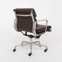 Herman Miller Eames Dark Brown Leather Desk Chair Soft Pad