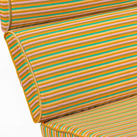 Mid Century Eames Herman Miller Sofa Compact, Alexander Girard Maharam Fabric, 2 Available
