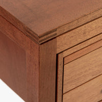 Large Mid Century Danish Modern Mahogany Wood Executive Desk, 2 Matching Avail