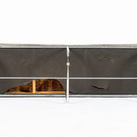 Antique Hoffmann Bauhaus Daybed Bench for Howell, Art Deco Chrome Tubular Steel Bench, 1940s