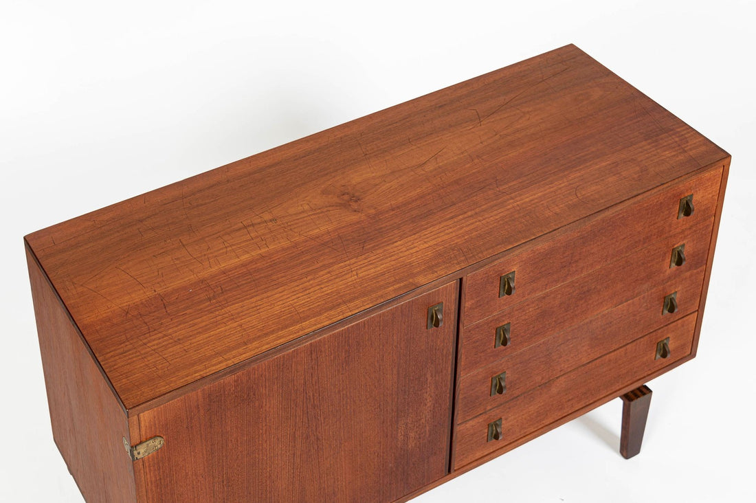 Mid-Century Danish Teak Secretary Desk Bookcase by Peter Løvig Nielsen, 1960s