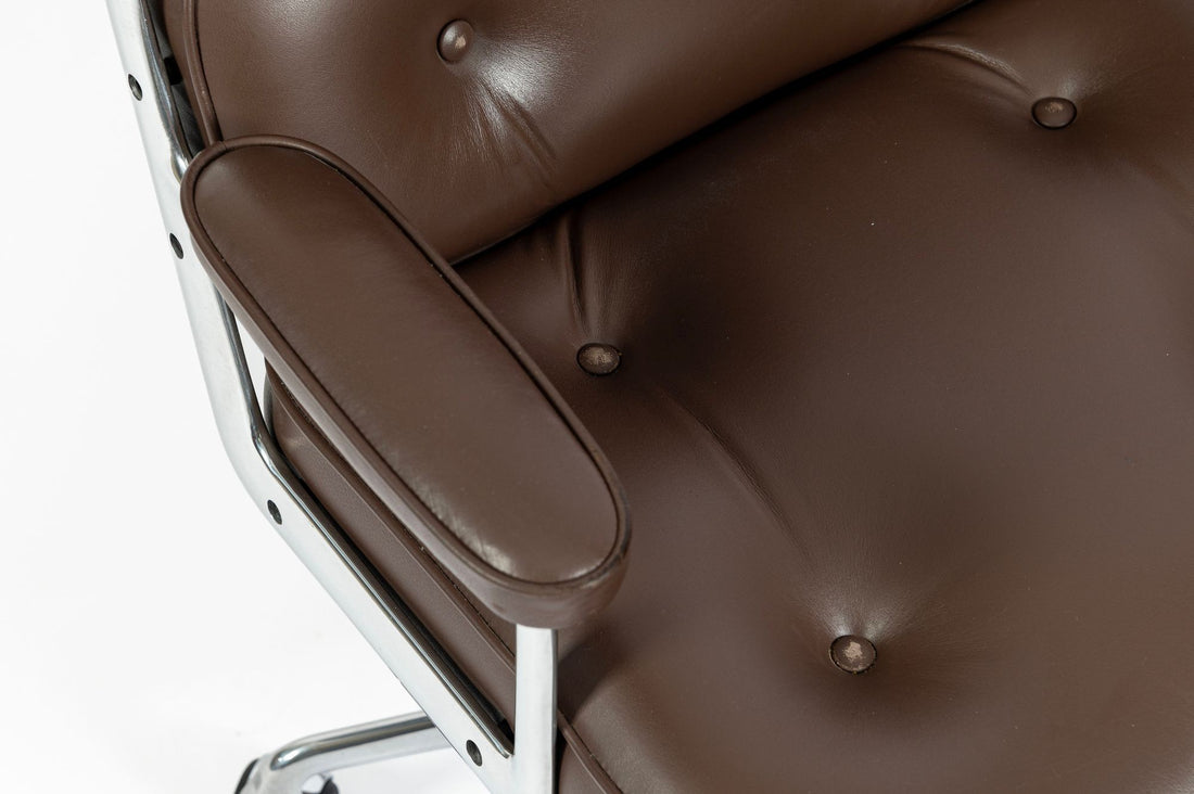 Eames Herman Miller Time Life Brown Leather Office Chair 2017