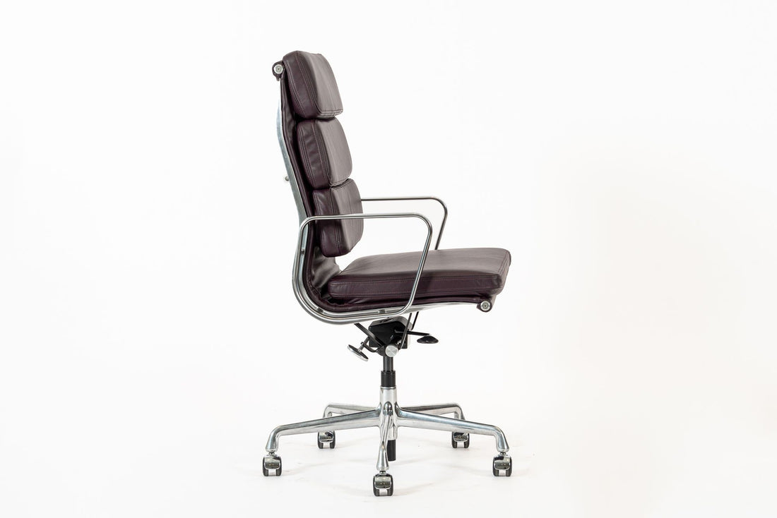 Eames for Herman Miller Tall Dark Purple Desk Chair 2 Available