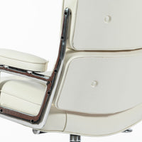 Herman Miller Eames Time Life Lobby White Leather Office Chair 2021