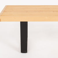 Mid Century Wood Platform Bench by George Nelson for Herman Miller