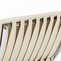 Mid Century Cream Barcelona Chairs by Mies van der Rohe for Knoll, 1980s