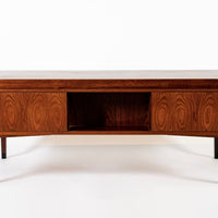 Exceptional Mid Century Danish Large Rosewood Executive Desk