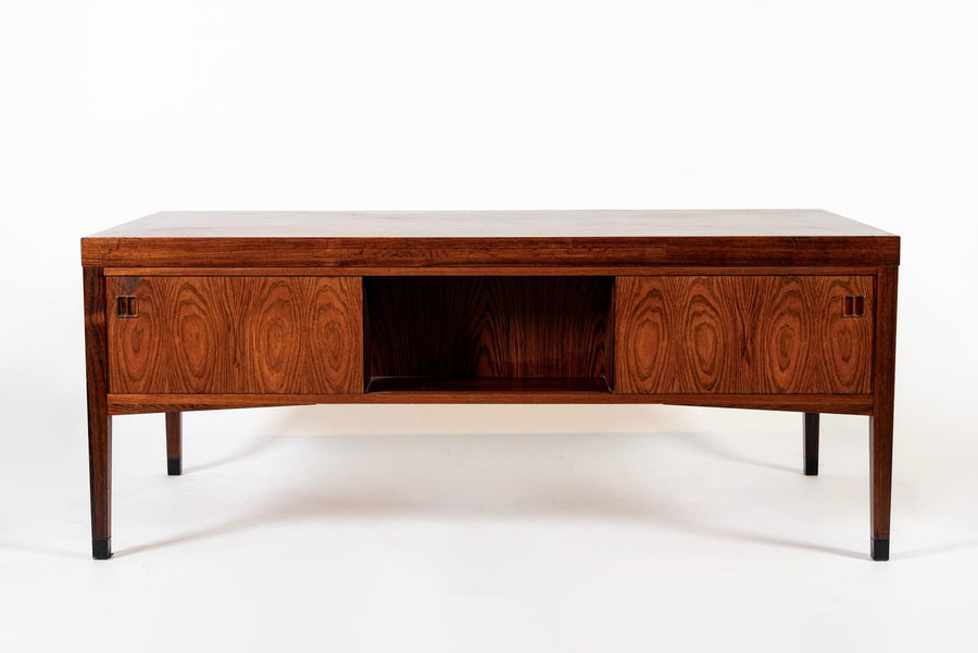 Exceptional Mid Century Danish Large Rosewood Executive Desk