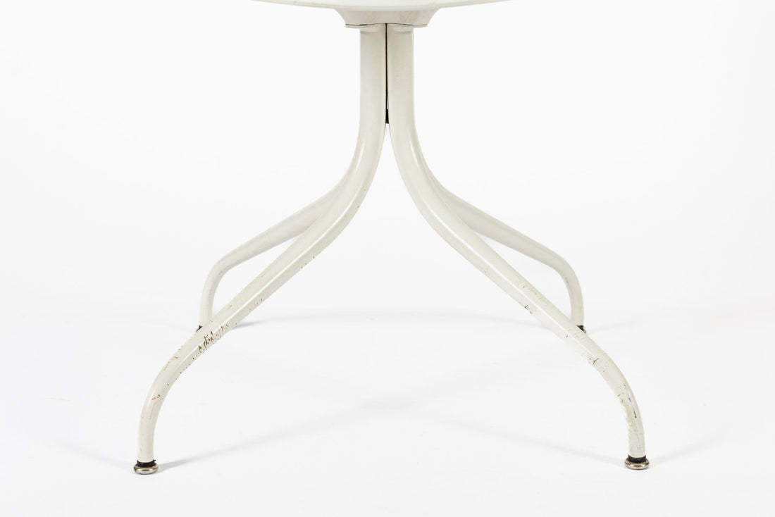 Mid Century White Swag Chairs by George Nelson for Herman Miller