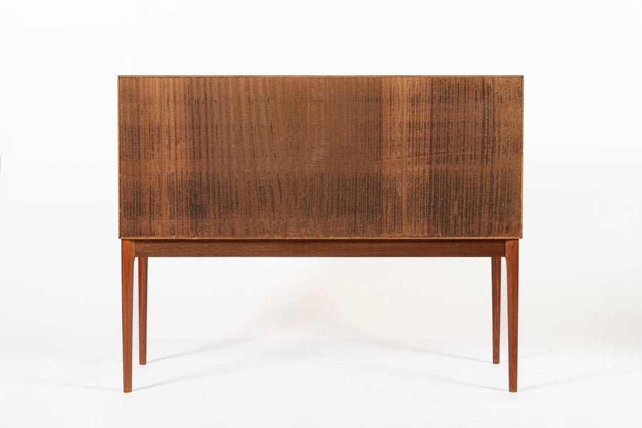 Mid Century Teak Bar Cabinet with Lazy Susan by Fredrik Kayser (attr.)