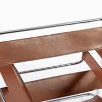 Mid Century Wassily Brown Lounge Chair by Marcel Breuer for Gavina