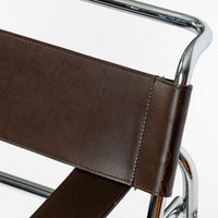 Mid Century Brown Wassily Chair by Marcel Breuer for Stendig 1960s, 2 Available