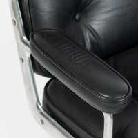 Eames Time Life Executive Chair Herman Miller Black Leather Office Chair 1981