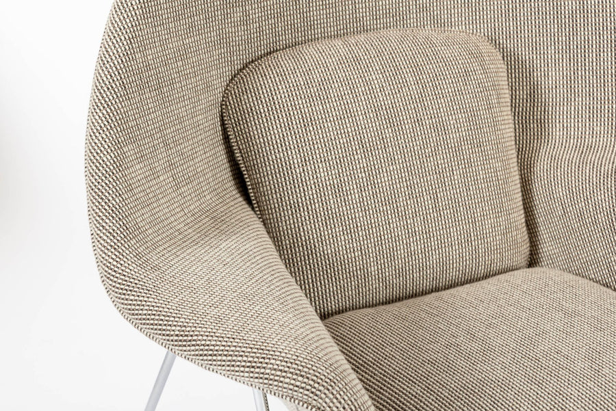Early Restored Mid Century Tan Womb Lounge Chair by Saarinen for Knoll, Multiples/Custom Available