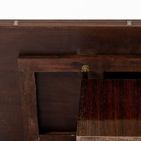 Antique French Art Deco Folding Wood Coffee Table by Francisque Chaleyssin (Attr) 1930s