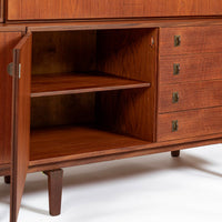 Mid-Century Danish Teak Wall Unit Bookcase by Peter Løvig Nielsen, Pair, 1960s