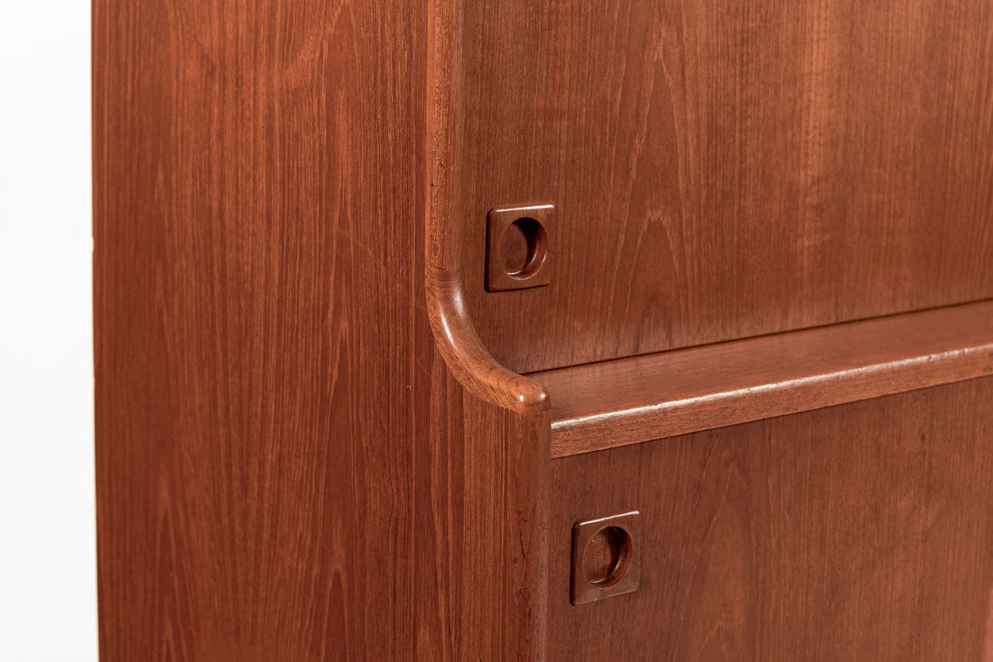 Mid-Century Danish Teak Tall Sideboard or Bar Cabinet by Johannes Andersen
