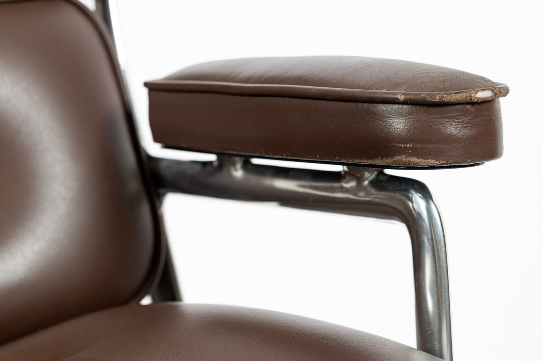 Eames Herman Miller Time Life Brown Leather Office Chair 2017