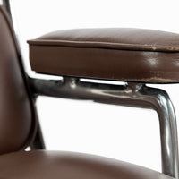 Eames Herman Miller Time Life Brown Leather Office Chair 2017
