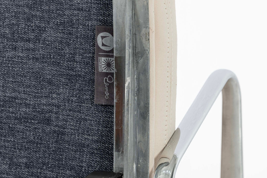 Eames for Herman Miller Tan Cream Office Chair in Schumacher VEGAN Suede