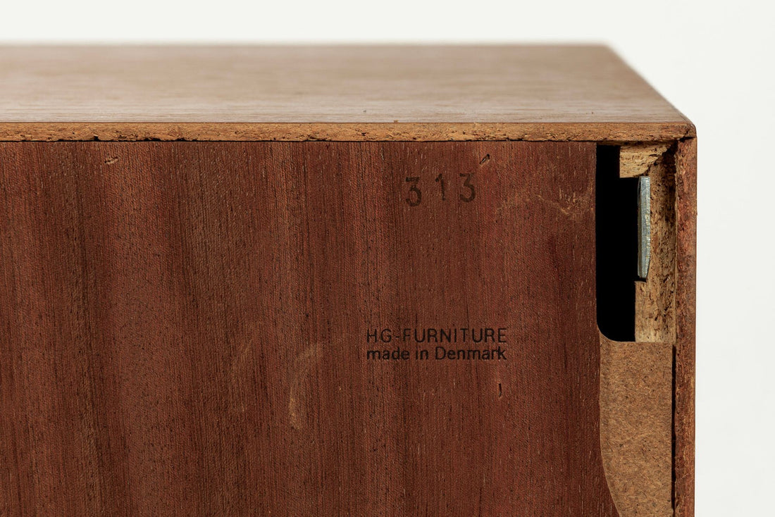 Large Mid Century Danish HG Teak Wood Modular Wall Unit Shelving & Bookcase